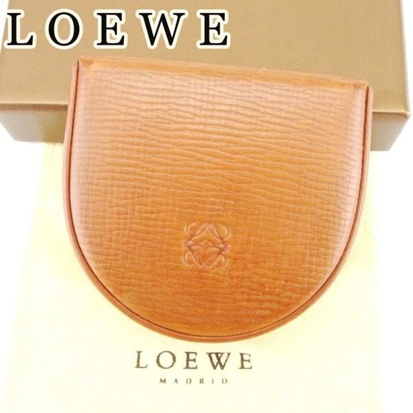 ロエベ プラダ Loewe コインケース アナグラム ブラウン 財布 レディース メンズ ファッション 中古 T6813 Brand Depot