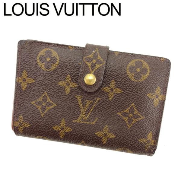 ルイ ヴィトン Louis Vuitton がま口 財布 二つ折り レディース T8109 セール ファクトリーアウトレット モノグラム ポルトモネビエヴィエノワ 人気 M メンズ 中古