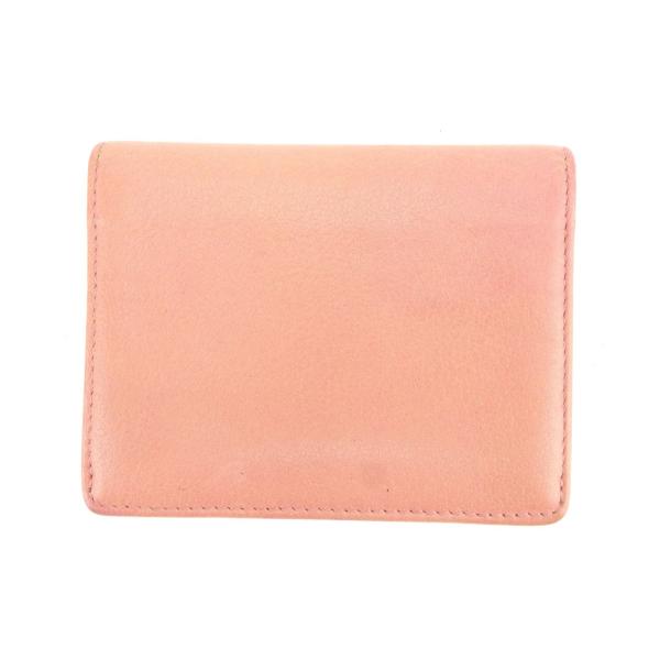 シャネル Chanel カードケース 名刺入れ レディース 人気 T8501 カメリア 中古 正規逆輸入品