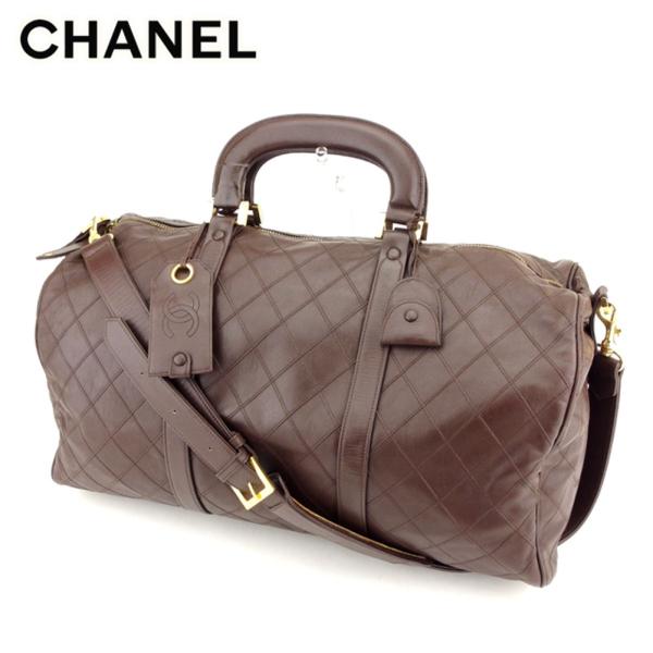 シャネル Chanel ビコローレ ボストンバッグ Chanel 旅行用バッグ 中古 レディース メンズ ビコローレ 中古 T49 Brand Depot