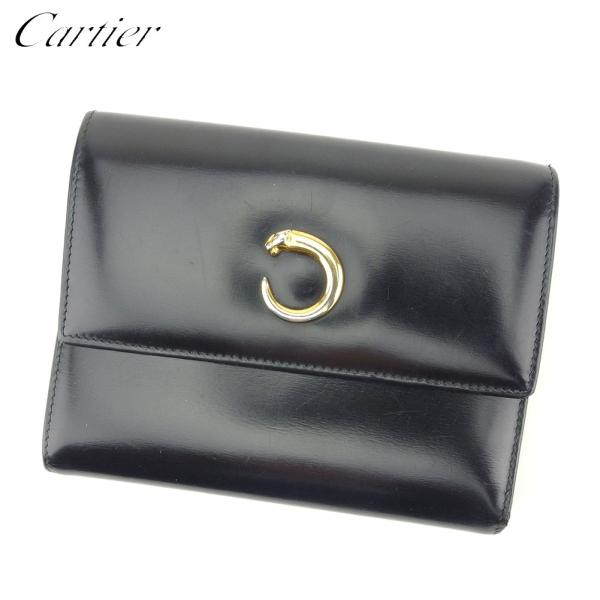 カルティエ ｃａｒｔｉｅｒ 三つ折り 財布 中古 大特価 メンズ レディース パンテール