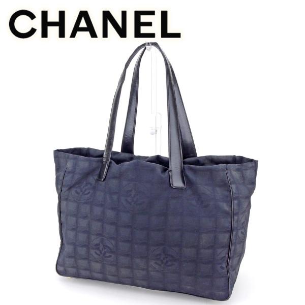 シャネル ディスカウント Chanel トートバッグ ショルダーバッグ レディース ニュートラベルライントートmm A 中古 T9551 人気 ヴィンテージ ニュートラベルライン