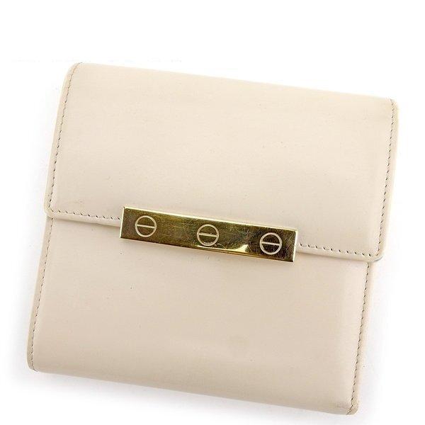 カルティエ ｃａｒｔｉｅｒ 三つ折り 財布 並行輸入品 二つ折り レディース 中古 セール 人気 T9554 ラブコレクション