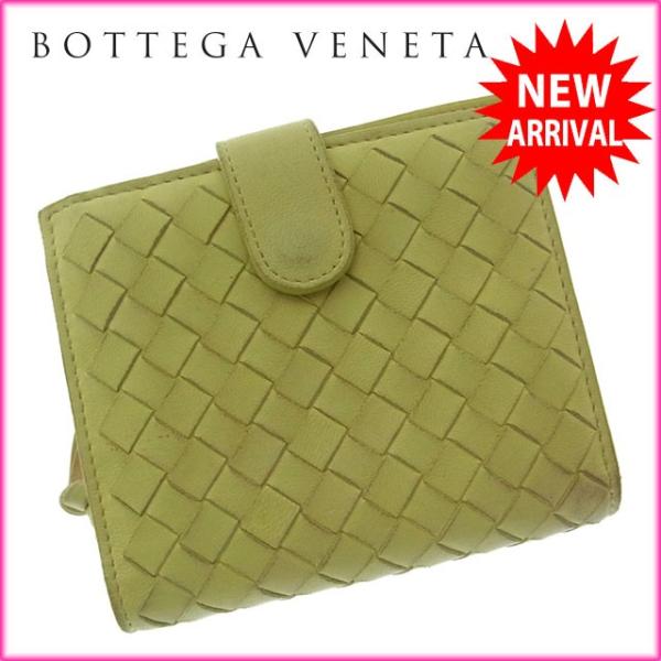 ボッテガ ヴェネタ Bottega Veneta 二つ折り財布 ラウンドファスナー Y1940 イントレチャート セール メンズ可 人気の定番 中古