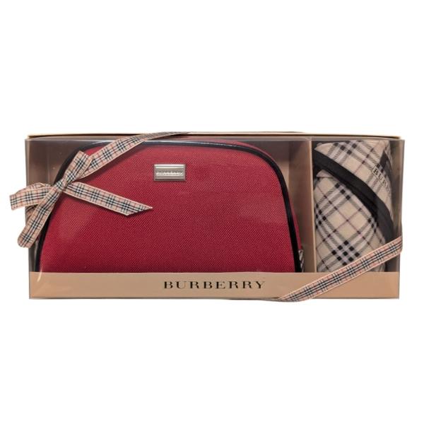 BURBERRY（バーバリー） 未使用 ポーチ ハンカチ セット キャンバス