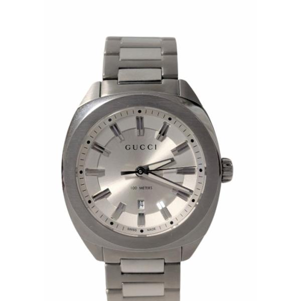 GUCCI（グッチ） 新品同様 腕時計 時計 クォーツ シルバー YA142201