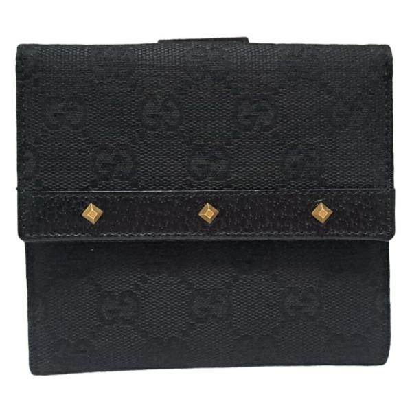 グッチ 財布 二つ折り GG柄 GGキャンバス ブラック 黒 120922 スタッズ GG ダブルホック GUCCI 【中古】 : 0125f1703 : ブランディールYahoo!ショップ - 通販 - Yahoo!ショッピング グッチ 財布 二つ折り GG柄 GGキャンバス ブラック 黒 120922 スタッズ GG ダブルホック GUCCI 【中古】 : 0125f1703 : ブランディールYahoo!ショップ - 通販 - Yahoo!ショッピング