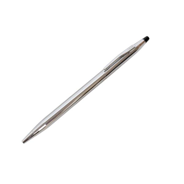CROSS クロス ボールペン シルバー クラッシック　センチュリー　ブラックインク 筆記用具　2 【中古】