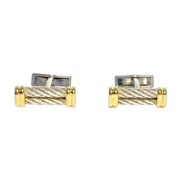 HERMES（エルメス） カフス コンビ カフリンクス シルバー SV925 K18