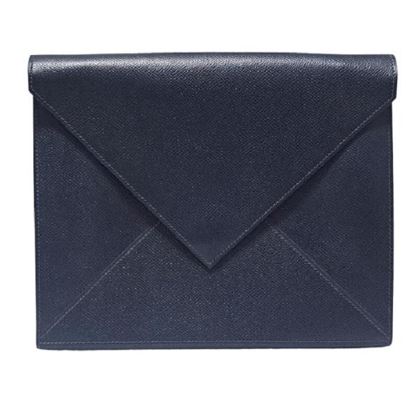 HERMES エルメス クラッチバッグ ヴィンテージ ネイビー クシュベル 紺 
