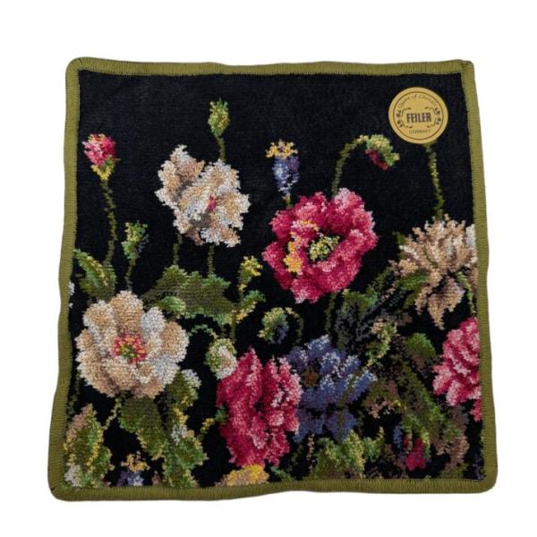 feiler（フェイラー） 未使用 ハンドタオル ハンカチ タオル 花柄