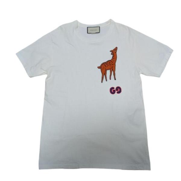 GUCCI（グッチ） Tシャツ トップス GG XS バンビ 小鹿 メンズ 