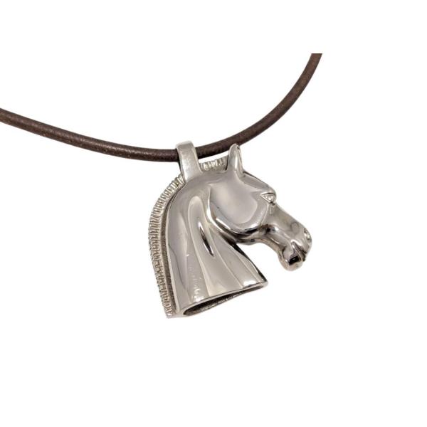HERMES エルメス 馬 ネックレス ペンダント ホース シルバー HERMES エルメス 馬 ネックレス ペンダント ホース シルバー