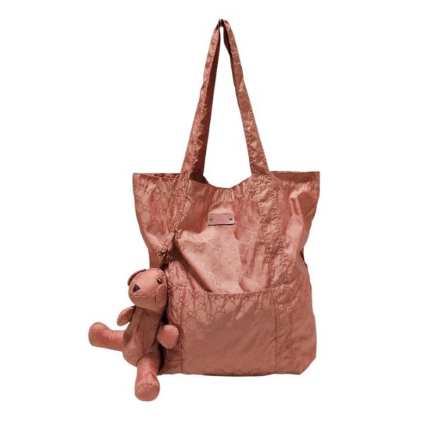 GUCCI（グッチ） ポーチ付 ドッグ 犬 エコバッグ GG ナイロン トート