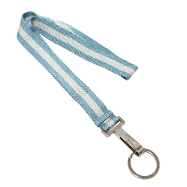 【 新品・未使用 】ＧＵＣＣＩ ネックストラップ　キーホルダー／カードホルダー GUCCI（グッチ） ネックストラップ IDカードホルダー用 シルバー