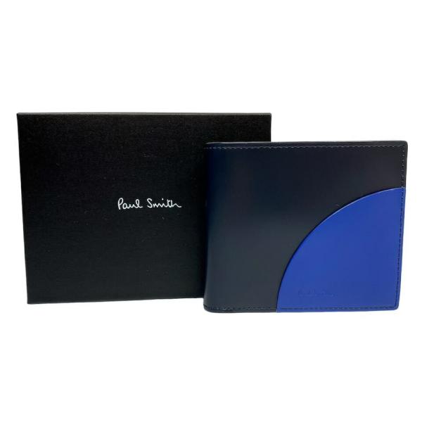 Paul Smith（ポール・スミス） 未使用 財布 二つ折り レザー バイ