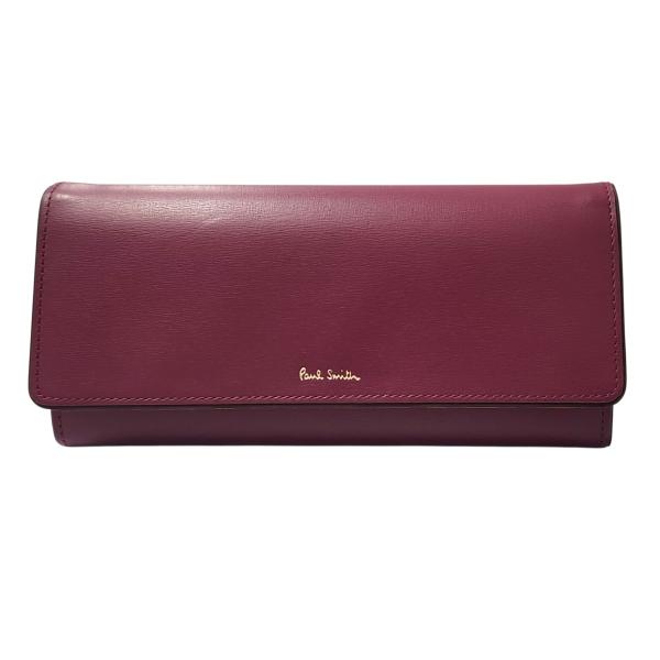 Paul Smith（ポール・スミス） 未使用 長財布 レザー ボルドー ワイン