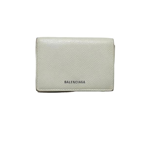 バレンシアガ 三つ折り ミニ 財布 コンパクト ヴィレ VILLE ロゴ レザー BALENCIAGA 558208 メンズ レディース BALENCIAGA（バレンシアガ） 三つ折り ミニ 財布 コンパクト ヴィレ