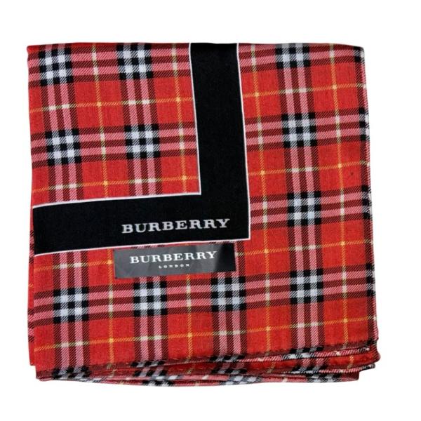 BURBERRY（バーバリー） 未使用 ハンカチ 綿 100％ scarf チェック