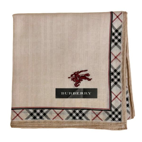 BURBERRY（バーバリー） 未使用 ハンカチ 綿 コットン 100％ チェック