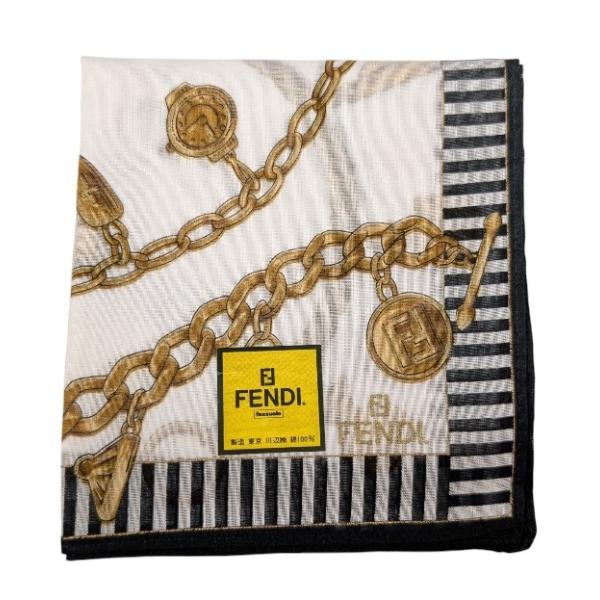 FENDI（フェンディ） 未使用 ハンカチ アクセサリー柄 スカーフ