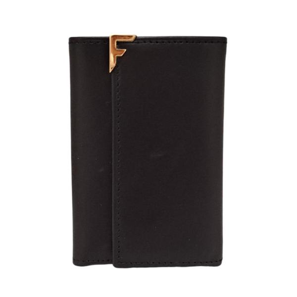 FERRAGAMO フェラガモ キーケース ブラック レザー 本革 黒 6連キー