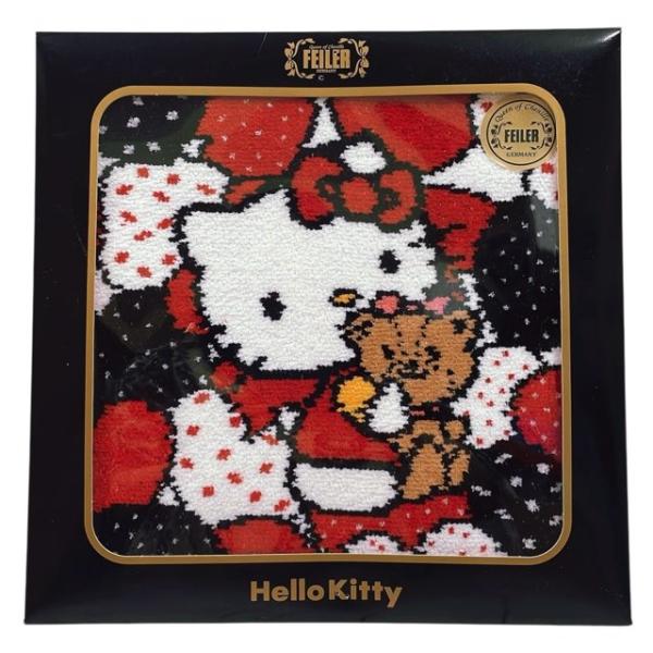 FEILER ハローキティ　ハンドタオル feiler（フェイラー） 未使用 ハンカチ ハンドタオル ミニタオル