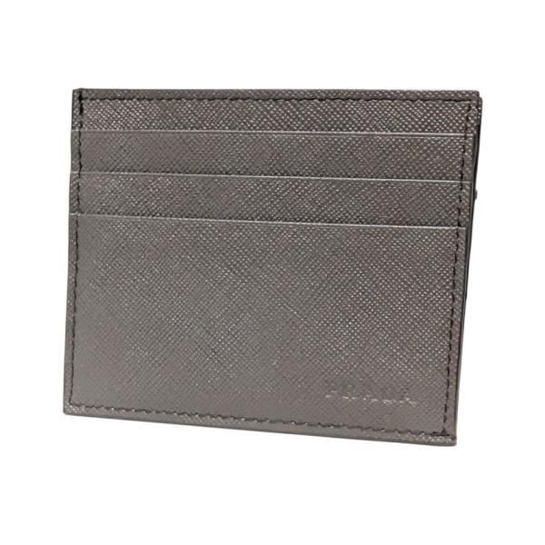 PRADA（プラダ） 新品同様 カードケース 名刺入れ 型押し サフィアーノ