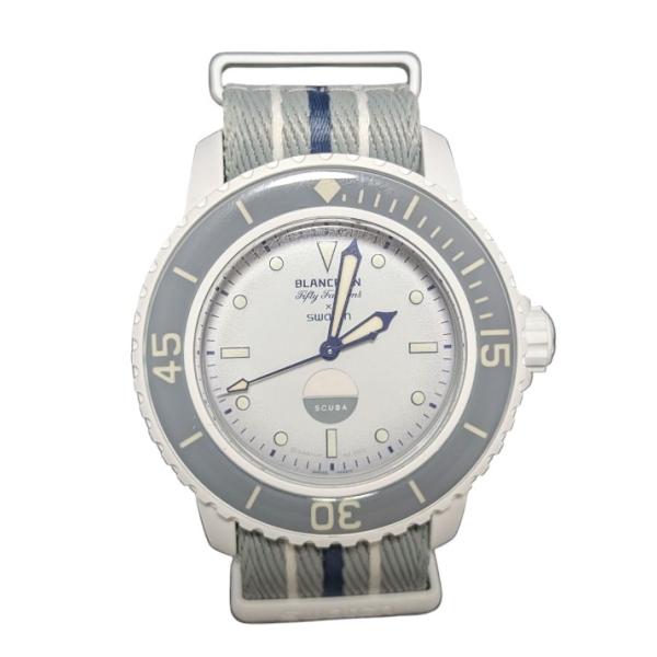 BLANCPAIN（ブランパン） スウォッチ 時計 SO35S100 OCEAN グレー 自動