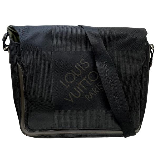 Kazz ルイヴィトン ダミエジェアンメサジェM93032ショルダーバッグ LOUIS VUITTON（ルイ・ヴィトン） メサジェ ダミエジェアン ノワール