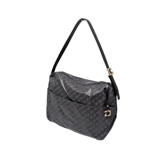 ゲラルディーニ ショルダーバッグ ハンドバッグ GHERARDINI グレー ダークグレー レディース ソフティ ワンショルダー ナイロン 【中古】 GHERARDINI（ゲラルディーニ） ショルダーバッグ ハンドバッグ