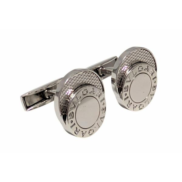 BVLGARI（ブルガリ） カフス SV925 シルバー ラウンド カフスボタン