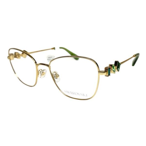 SWAROVSKI（スワロフスキー） 未使用 メガネ 眼鏡 ゴールド グリーン