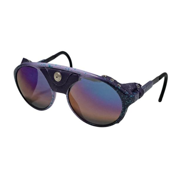 カレラ サングラス SUNJET 5205 パープル CARRERA ヴィンテージ フード付き 風防 フランス製 紫 【中古】