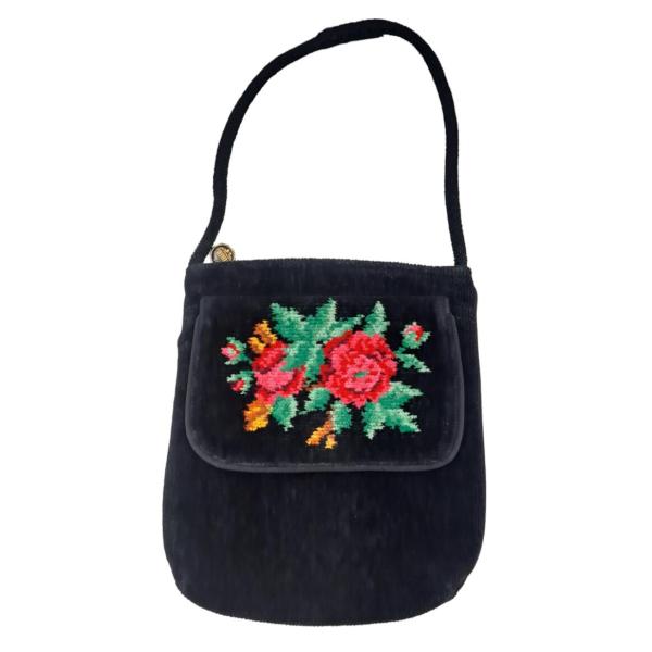 feiler（フェイラー） ポーチ ハンドル付きポーチ 花柄 ポーチ パイル