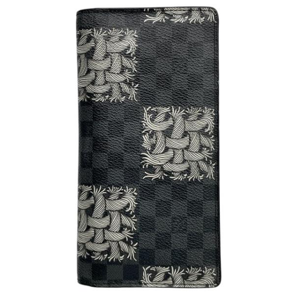 ルイヴィトン　ダミエ　グラフィット　ポルトフォイユ　ブラザ　財布　メンズ LOUIS VUITTON（ルイ・ヴィトン） ダミエ グラフィット ポルトフォイユ