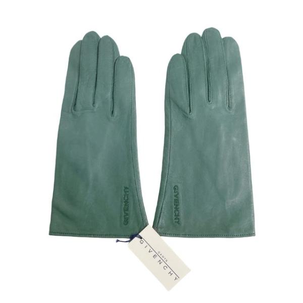 【BIGお買い物ラリー★30%OFFセール中】ジバンシィ GIVENCHY 手袋4Gロゴ オレンジ レディース 中古 GIVENCHY（ジバンシィ） 未使用 ジバンシー 手袋 レザー ラムスキン