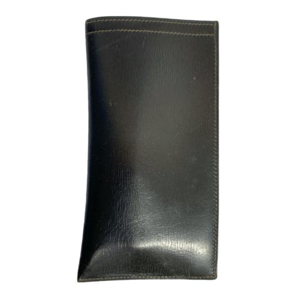 HERMES（エルメス） メガネケース 眼鏡ケース レザー ブラック 黒