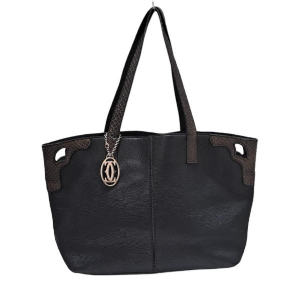 美品 Cartier カルティエ マルチェロ レザー トートバック 付属品有り Cartier（カルティエ） トートバッグ マルチェロ パイソン レザー