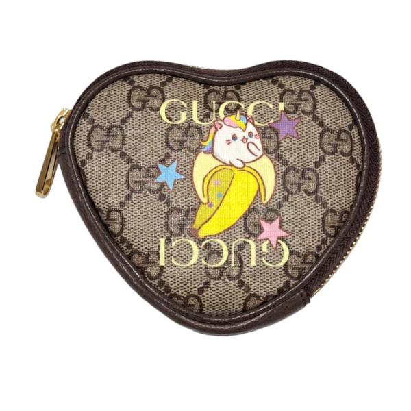 GUCCI 未使用 グッチ ポーチ コインケース 小銭入れ ハートシェイプ ば