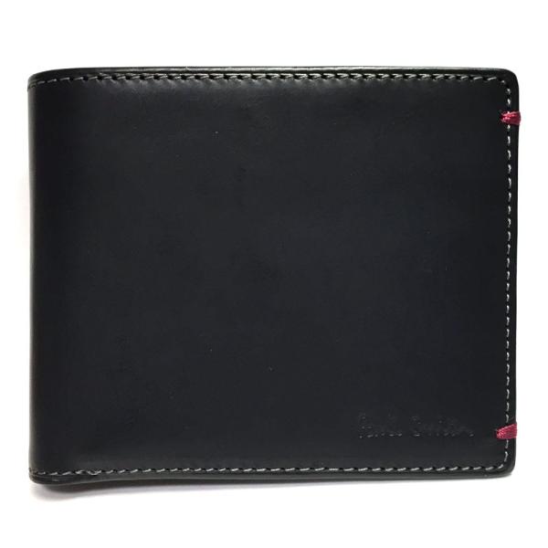 未使用 訳あり ポールスミス 財布 ユニオンジャック 二つ折り 切手