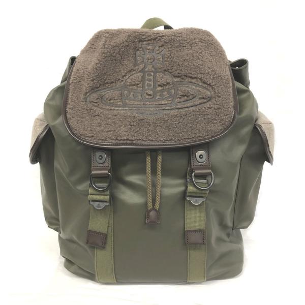 ❤️美品❤️Vivienne Westwood バックパック カーキ リュック ヴィヴィアンウエストウッド バッグ リュックサック カーキ