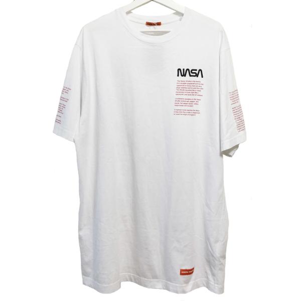 未使用 ヘロン プレストン Tシャツ HERON PRESTON NASA ホワイト M