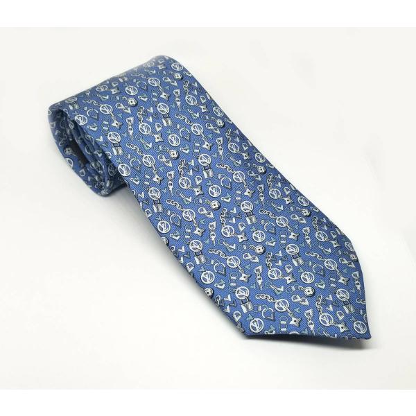新品同様 ルイヴィトン ネクタイ クラヴァット・ジュエリー 8CM