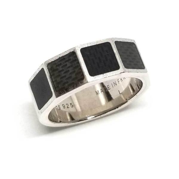 ルイヴィトン ダミエ リング 指輪 L 約21.5号 SV925 シルバー メンズ