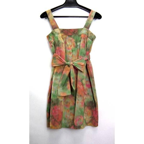 ジルスチュアート ワンピース 0 ミニワンピース グリーン系 花柄 H ブランディールyahoo ショップ 通販 Yahoo ショッピング