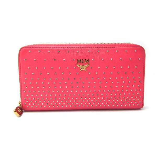 ｍｃｍ ラウンドファスナー 長財布 スタッズ付 ピンク ジッピー 財布 レディース エムシーエム K ブランディールyahoo ショップ 通販 Yahoo ショッピング