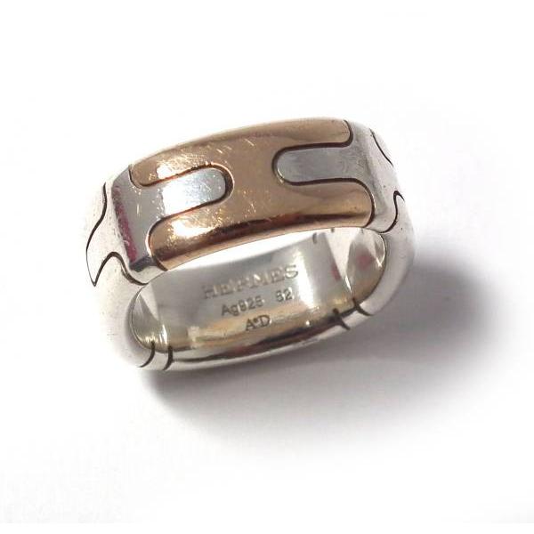 エルメス シルバーリング 指輪 コンビ Sv925 ブロンズ 銅 ５２ メンズ レディース ｈｅｒｍｅｓ L ブランディールyahoo ショップ 通販 Yahoo ショッピング