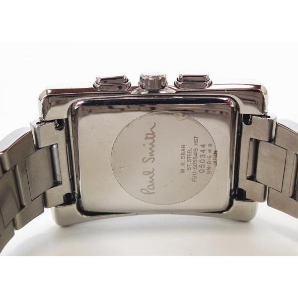 美品 ポールスミス メンズ 時計 スクエア クロノグラフ クォーツ シルバー ステンレス ｓｓ Paul Smith 四角 紳士用 F511 Shst 中古 P19may15 Buyee Buyee 日本の通販商品 オークションの代理入札 代理購入