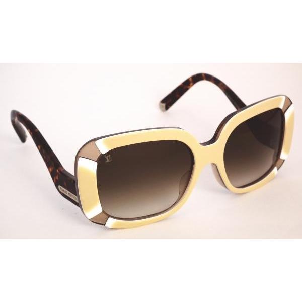 新品同様 ルイヴィトン サングラス アネモネ ベージュ べっ甲 